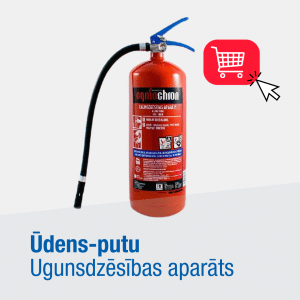 ūdens putu ugunsdzēsības aparāts
