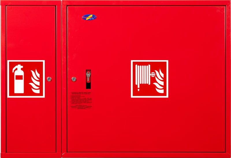 Sarkans ugunsdzēsības krānu kastes cietais komplekts