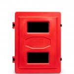 Plastikāta dubultā ugunsdzēsības aparātu kaste, 6 – 12 kg, 720x585x270 (ar stiklu)