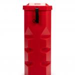 Plastikāta kaste, 6 kg ugunsdzēsības aparāta izvietošanai, 650x260x275 (ievietošana no augšas)
