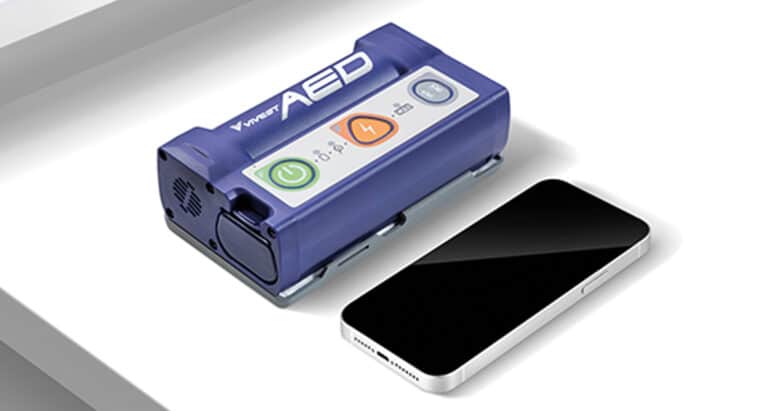 ViVest POCKET AED kabatas izmēra dzīvības glābējs