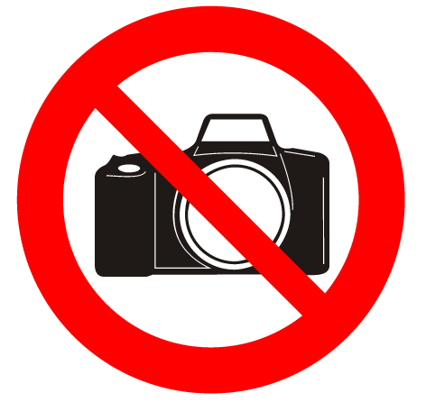 Uzlīme fotografēt aizliegts