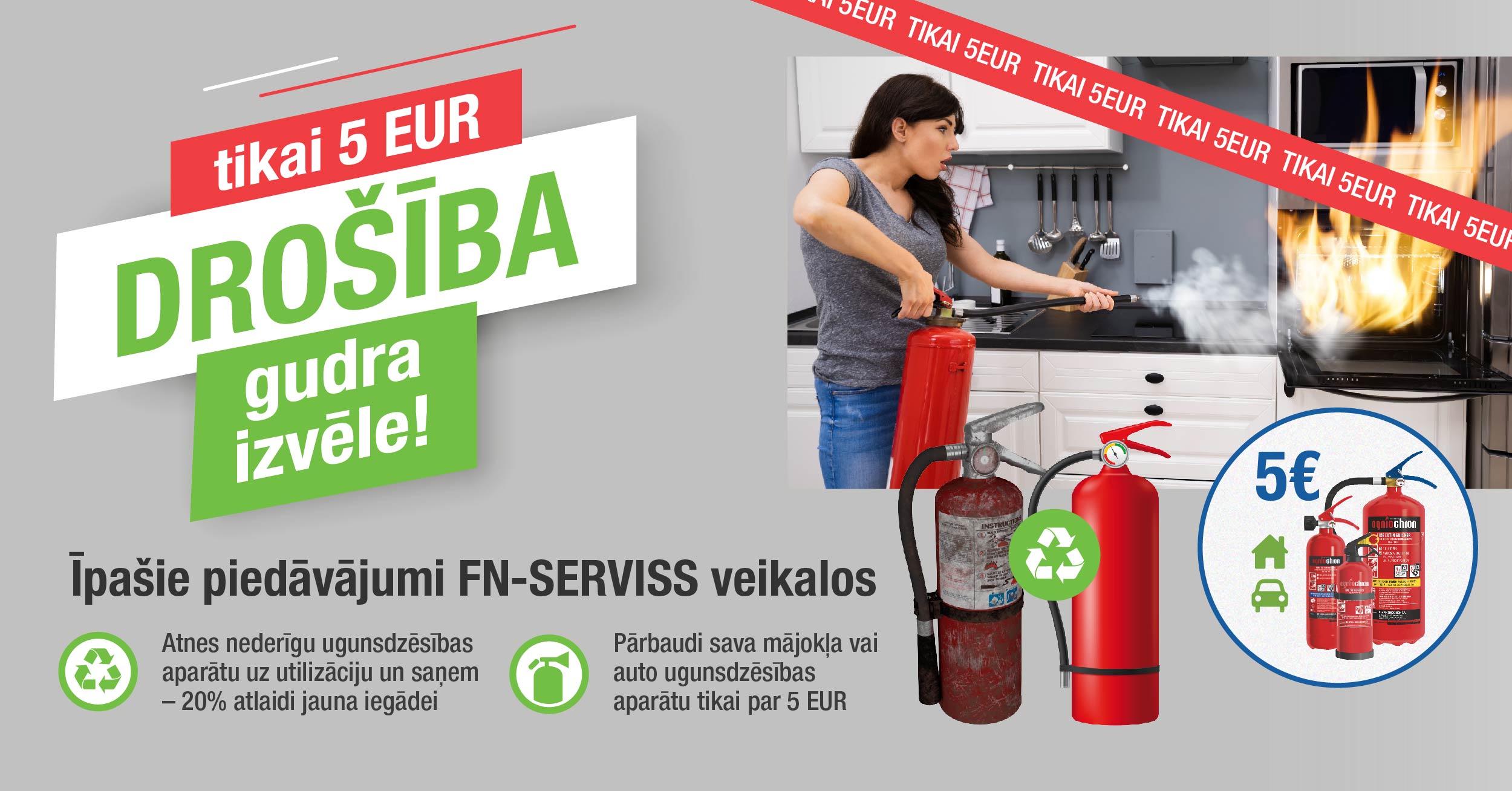 Ugunsdzēsības aparātu utilizācija un apkope