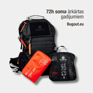 Bugout.eu komplekts ārkārtas situācijām
