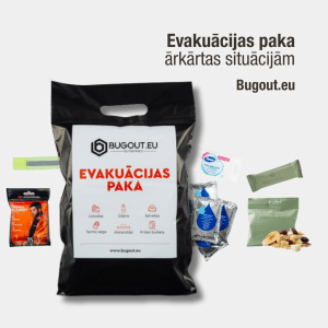 Bugout.eu komplekts ārkārtas situācijām