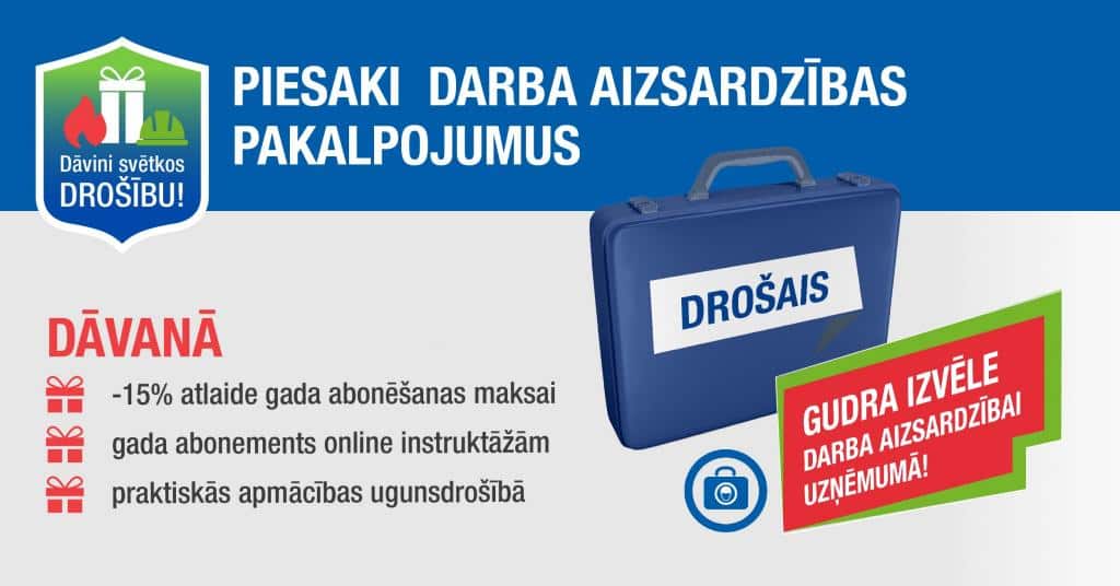 Dāvini svētkos drošību - Īpašais piedāvājums no FN-SERVISS